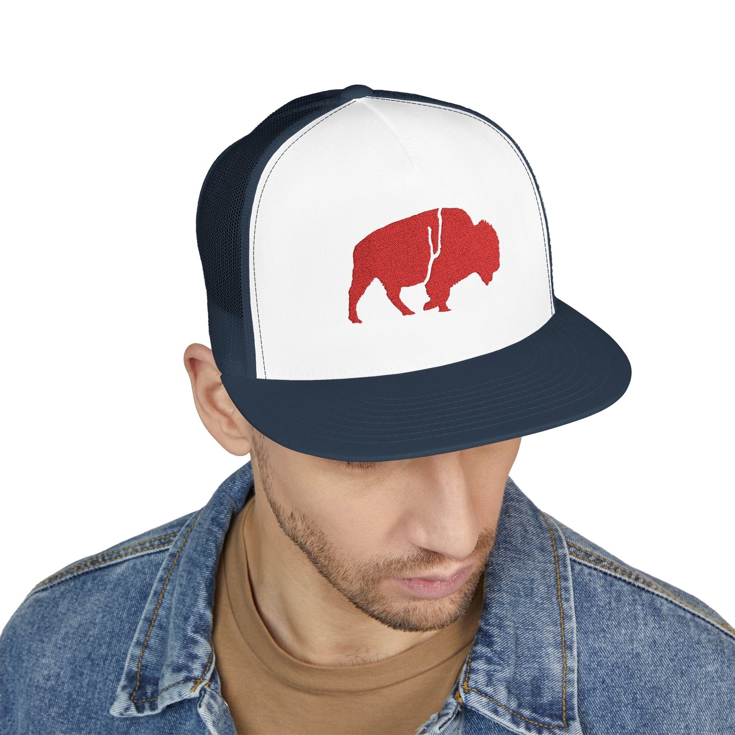 Stylish Embroidered Trucker Cap, Perfect Gift for Outdoorsmen, Casual Wear, Festivals, Hiking, and Everyday Style