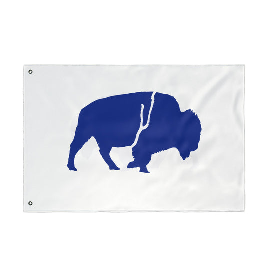 Bold Buffalo Double-Sided Flag, Outdoor Decor, Patriotic Banner, Wall Art, Party Decoration, Camp Flag