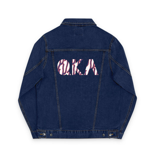 Embroidered Denim Jacket - QKA Bills Backers