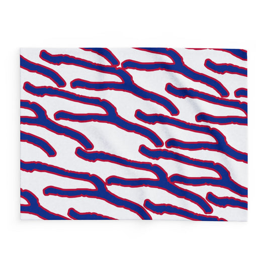 Vibrant Coral Pattern Fleece Blanket, Cozy Home Decor, Great Gift for All Occasions, Sofa Throw, Beach Blanket, Unique Present