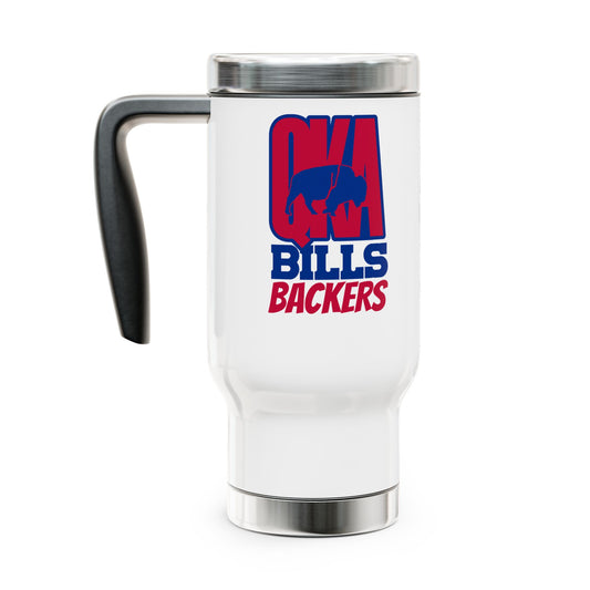 Stainless Steel Travel Mug with Handle, 14oz