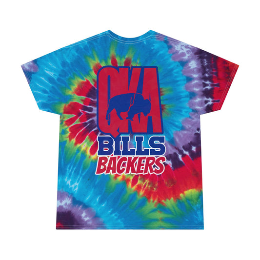 QKA Bills Backers Groovy Tie-Dye Design Tee
