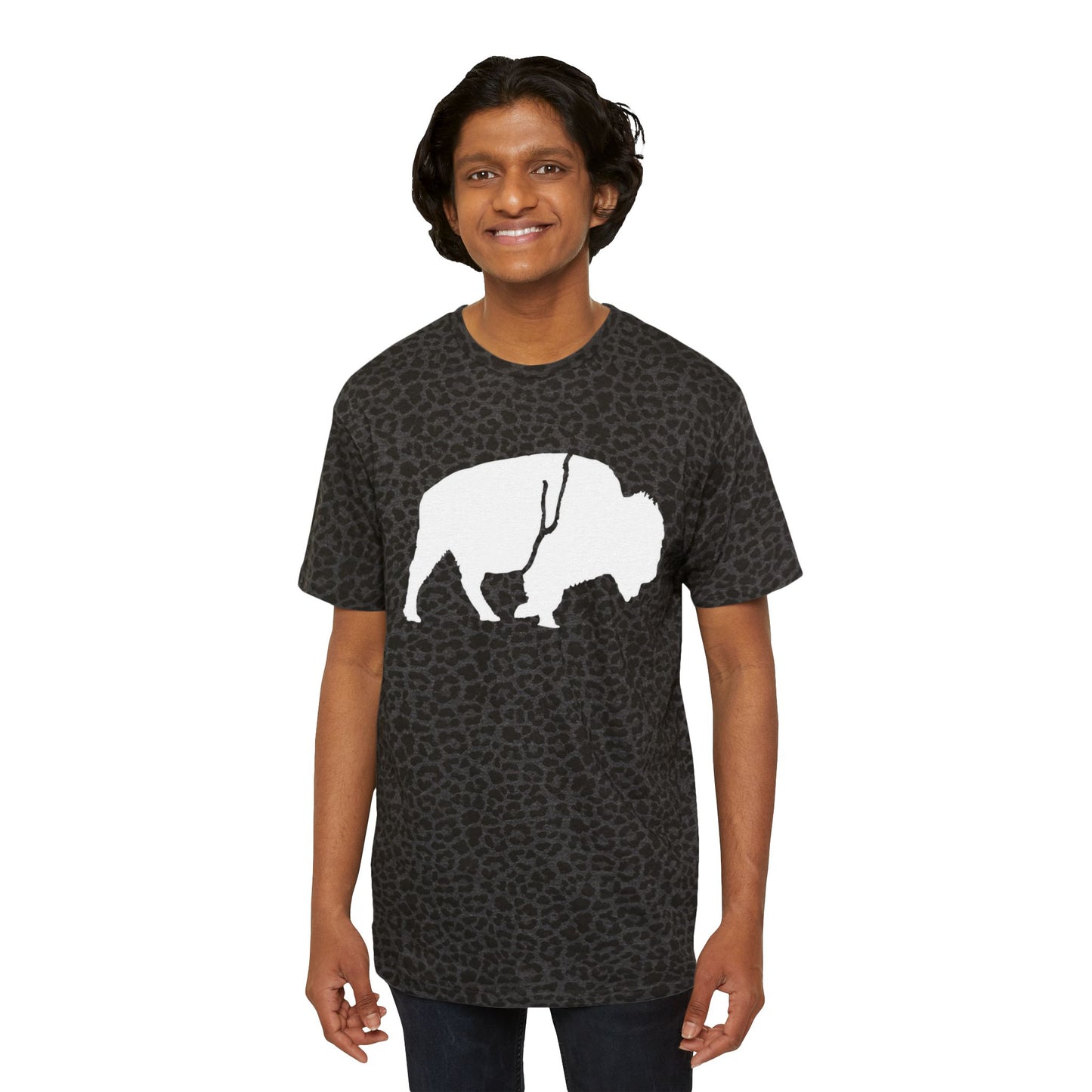 QKA Bills Backers White Standing Buffalo T-Shirt