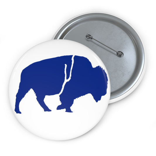 Pin Buttons Standing Buffalo Icon