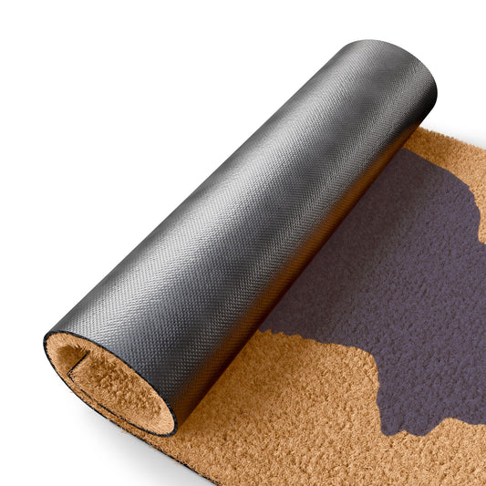 QKA Bills Silhouette Doormat, Rustic Home Decor, Front Porch Welcome Mat, Outdoor Entry Rug, Animal Lover Gift, Farmhouse Style