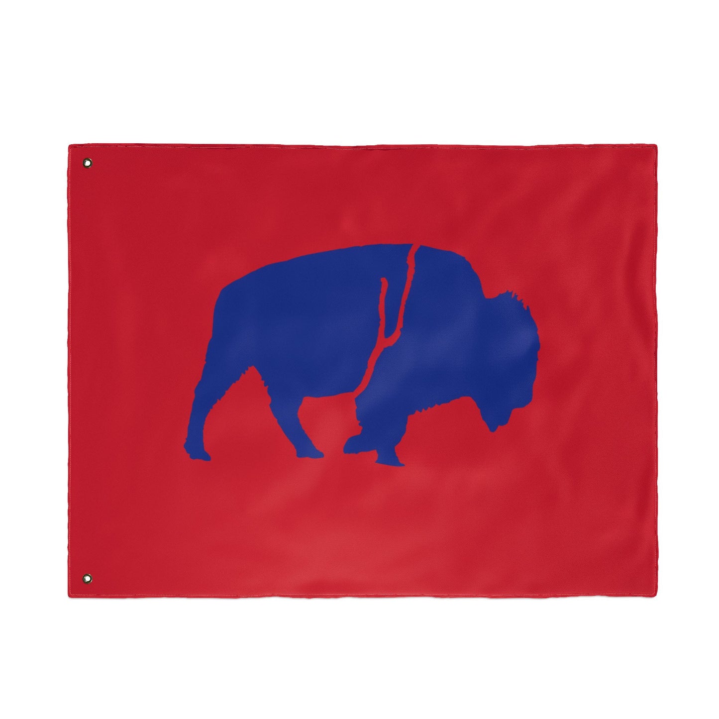 Vibrant Double Sided Flag, Outdoor Decor, Buffalo Art, Sports Fan Flag, Garden Banner, Home and Garden