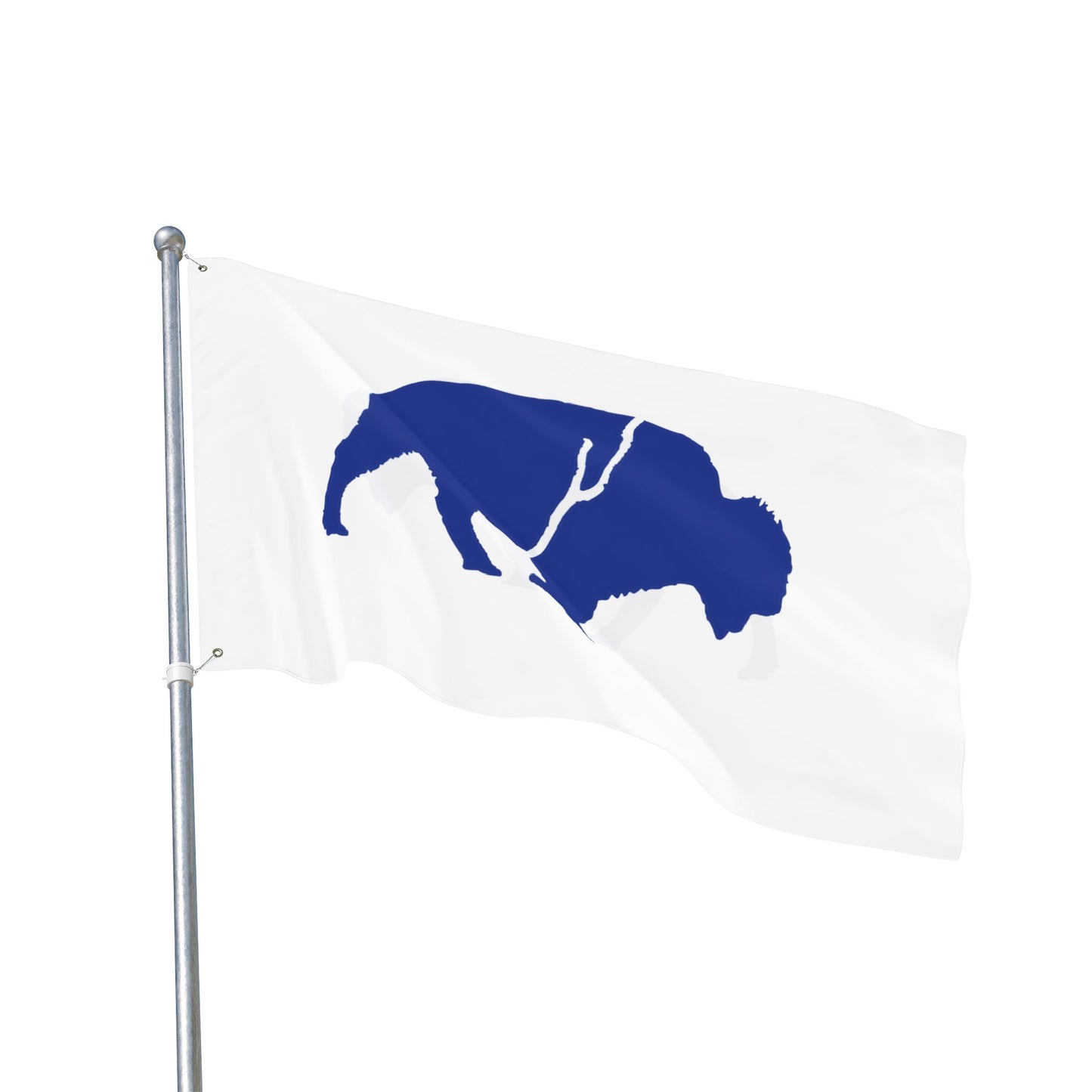 Bold Buffalo Double-Sided Flag, Outdoor Decor, Patriotic Banner, Wall Art, Party Decoration, Camp Flag