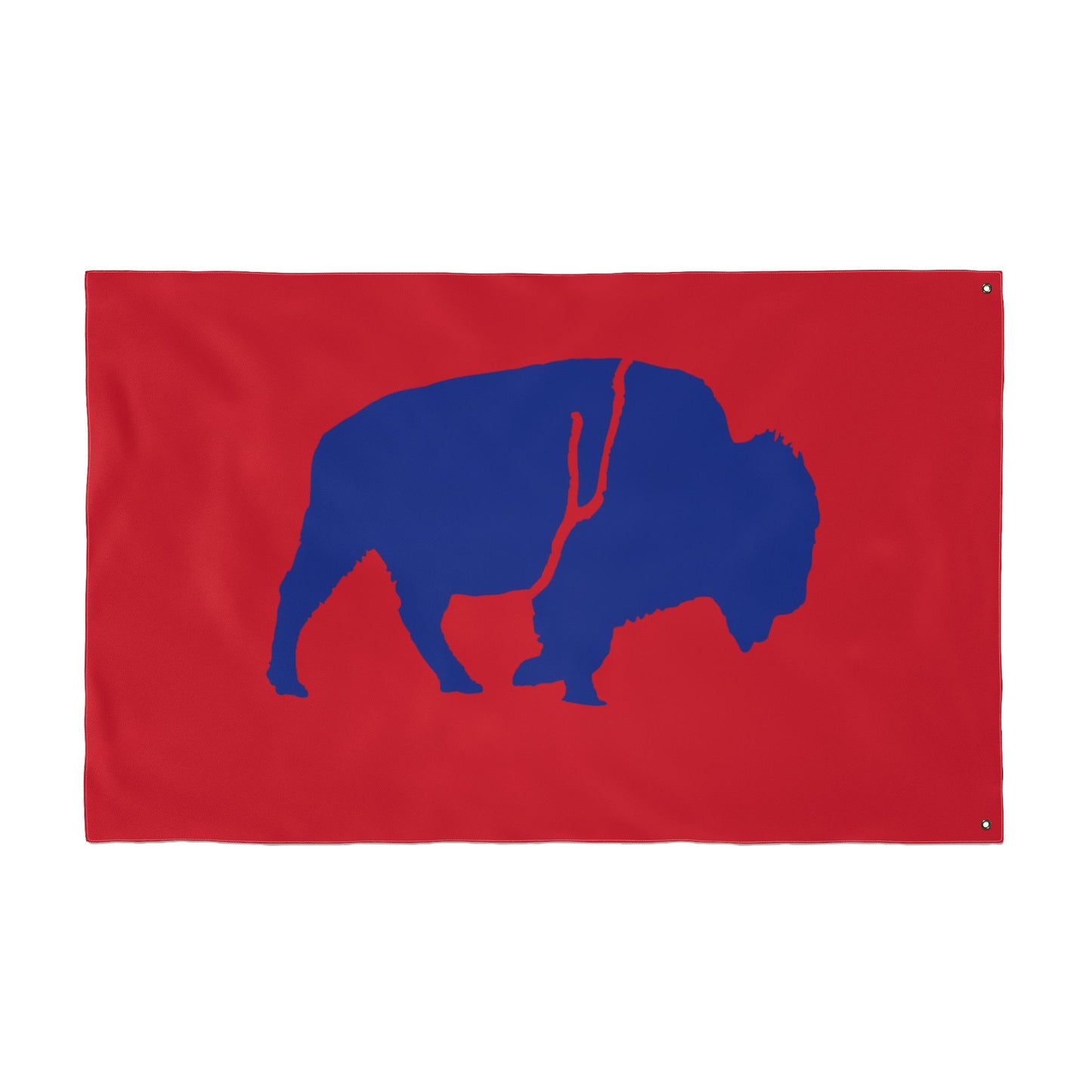 Vibrant Double Sided Flag, Outdoor Decor, Buffalo Art, Sports Fan Flag, Garden Banner, Home and Garden