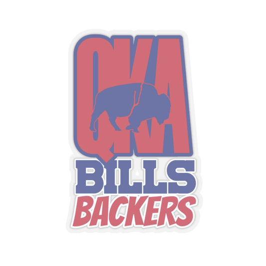 QKA Bills Backers Cutout Stickers