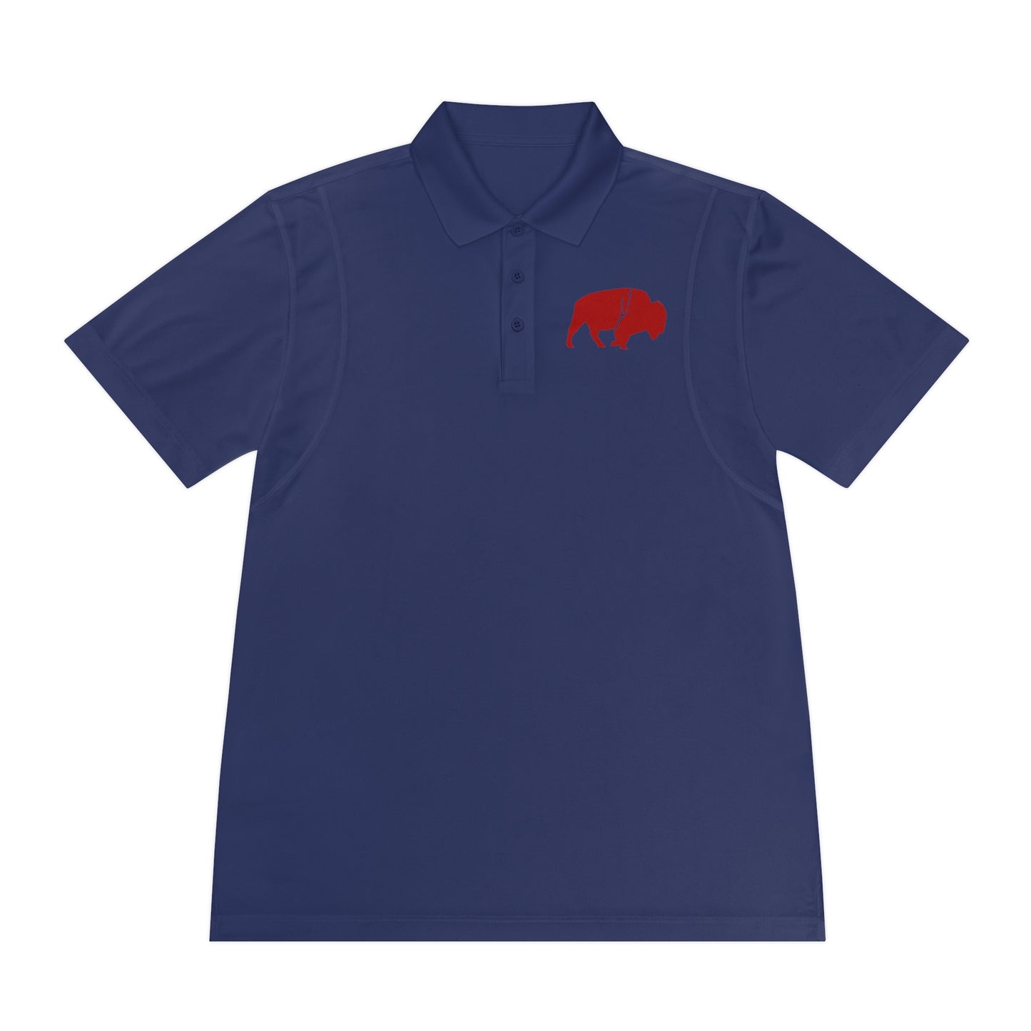 Men's Sport Polo Shirt with Buffalo Design - Casual Wear, Golf Shirt, Summer Collection, Outdoor Activity Shirt, Gift for Him