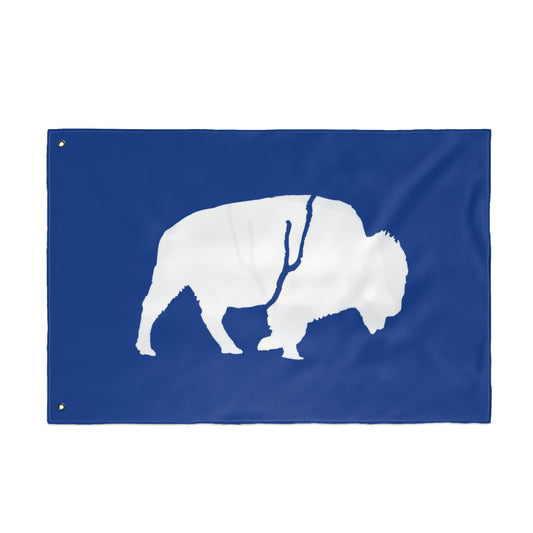 Buffalo Double-Sided Flag, Outdoor Decor, Patriotic Flag, Wall Hanging, Gift for Nature Lovers, Home Decoration