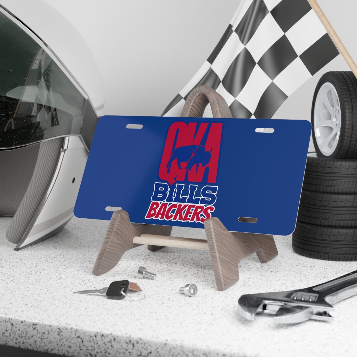 QKA Bills Backers Vanity Plate
