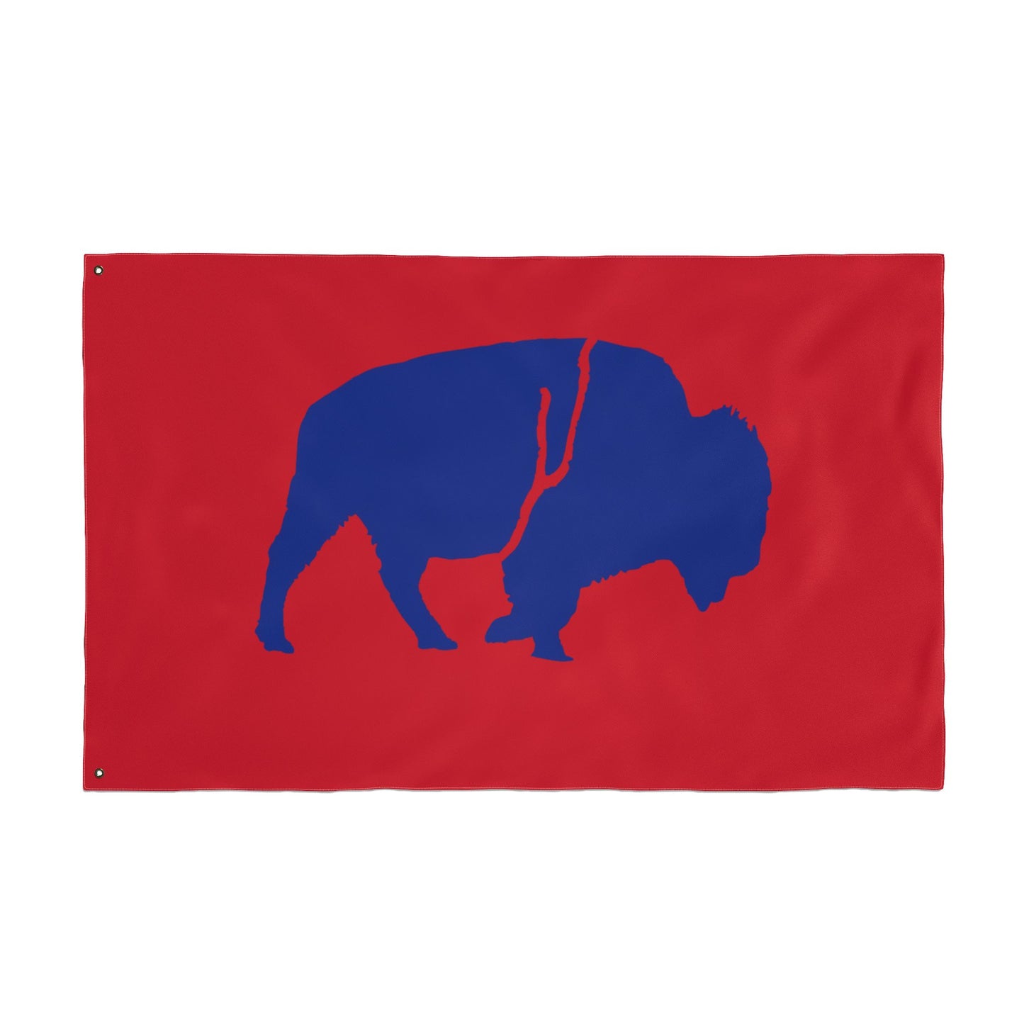 Vibrant Double Sided Flag, Outdoor Decor, Buffalo Art, Sports Fan Flag, Garden Banner, Home and Garden