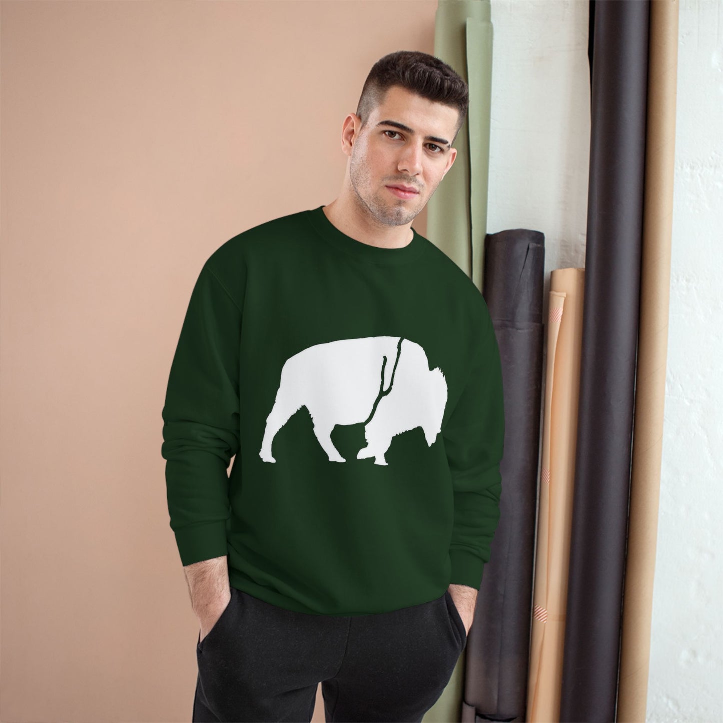 Buffalo Winter Comfort Sweatshirt | Cozy Apparel for Nature Lovers | Great Gift for Holidays & Outdoor Adventures, Unisex Fashion