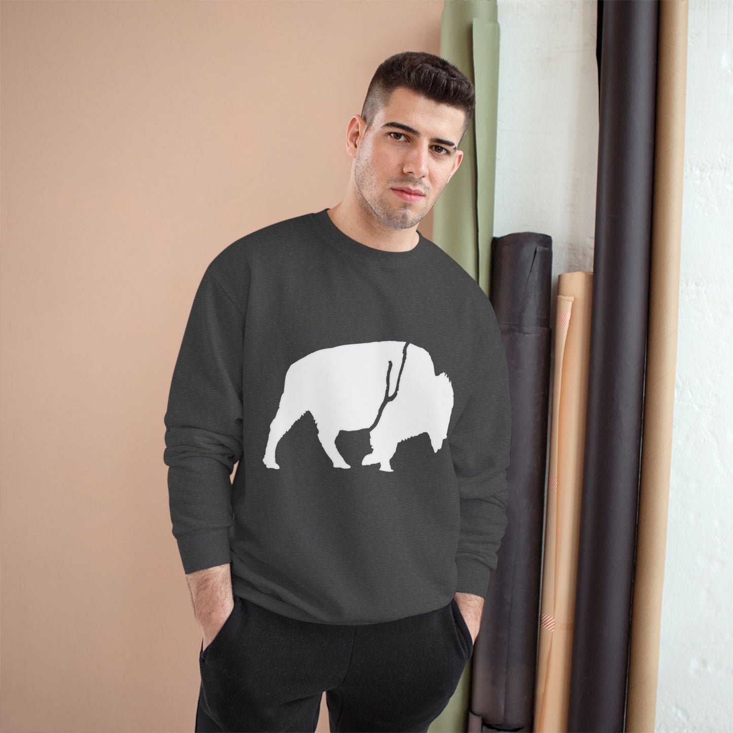 Buffalo Winter Comfort Sweatshirt | Cozy Apparel for Nature Lovers | Great Gift for Holidays & Outdoor Adventures, Unisex Fashion