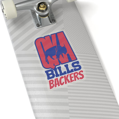 QKA Bills Backers Cutout Stickers