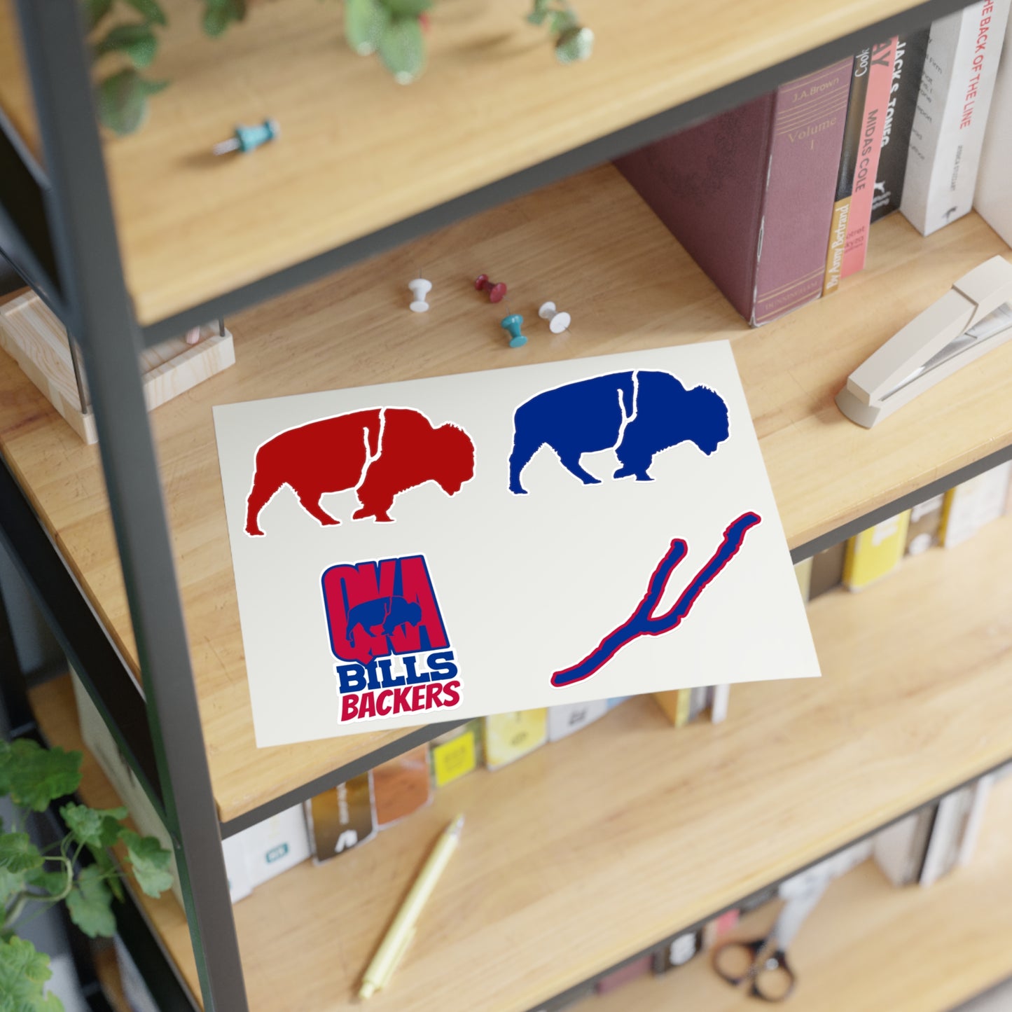 Sticker Sheets - The QKA Bills Backers Logo Collection