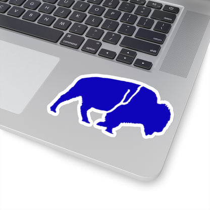 QKA Bills Backers Standing Buffalo Kiss-Cut Stickers