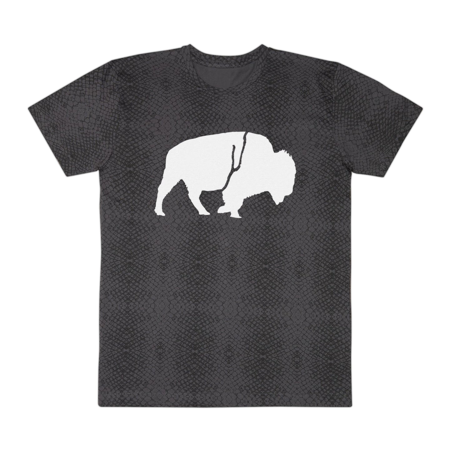 QKA Bills Backers White Standing Buffalo T-Shirt