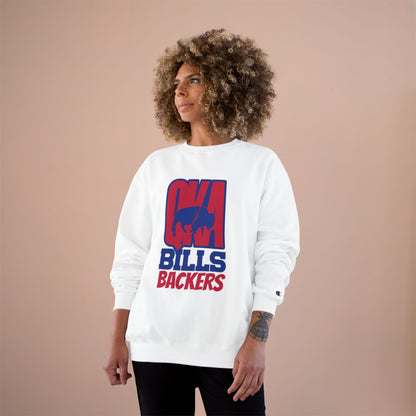 Cozy Sports Sweatshirt with Buffalo Design, Game Day Apparel, Fan Gear, Champion Hoodie, Gift for Sports Lovers