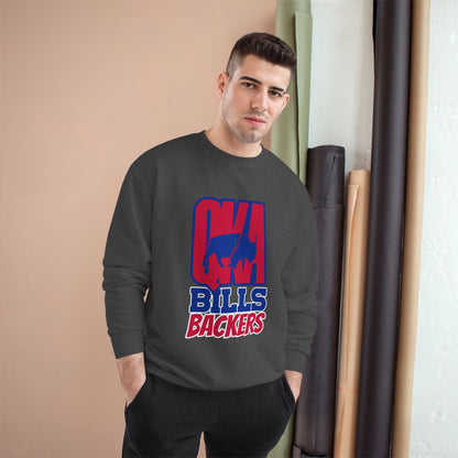 Cozy Sports Sweatshirt with Buffalo Design, Game Day Apparel, Fan Gear, Champion Hoodie, Gift for Sports Lovers