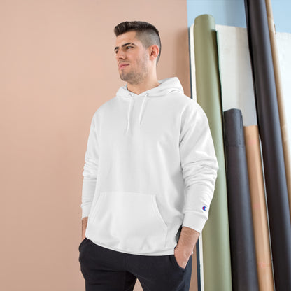QKA Bills Backers White Standing Buffalo Champion Hoodie