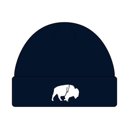Buffalo Cuff Beanie for Winter, Outdoor Adventures, Unisex Gift, Cool Weather Accessory, Hipster Style Hat