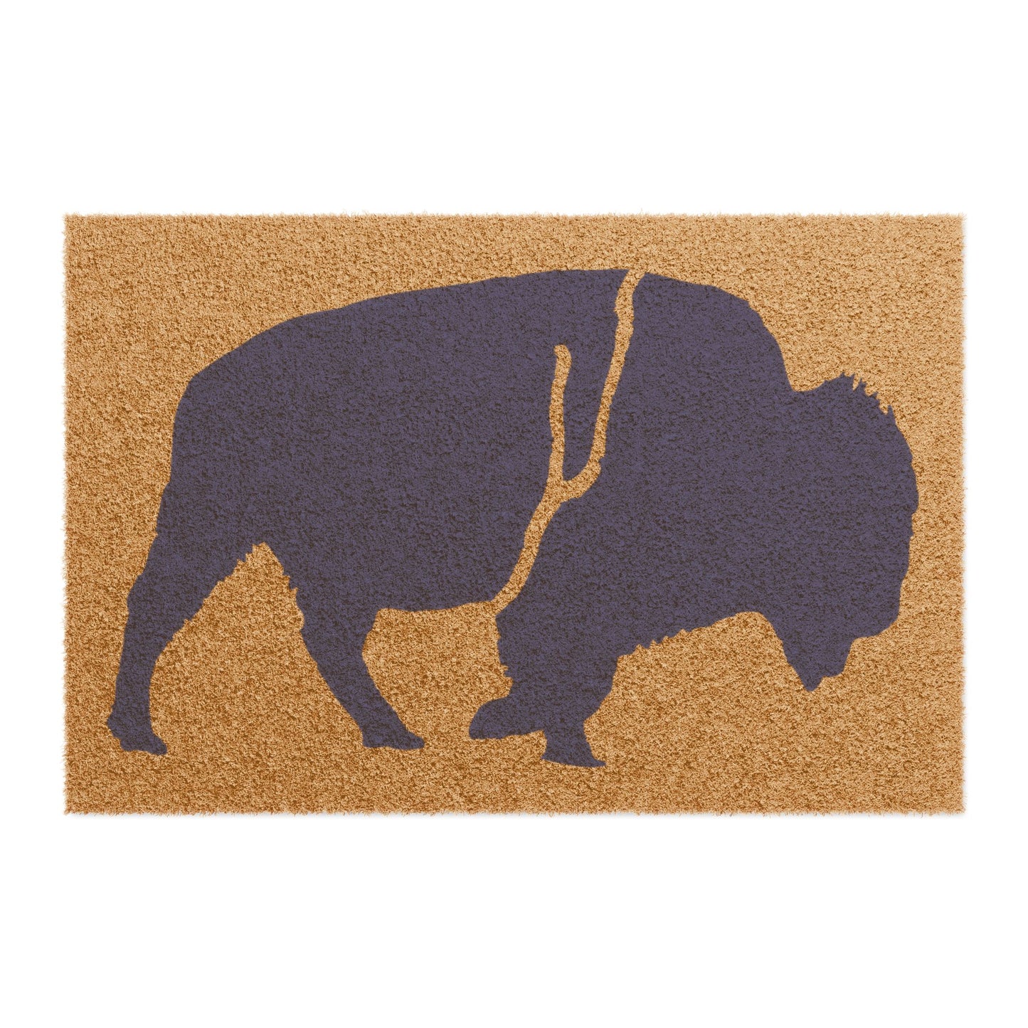 QKA Bills Silhouette Doormat, Rustic Home Decor, Front Porch Welcome Mat, Outdoor Entry Rug, Animal Lover Gift, Farmhouse Style