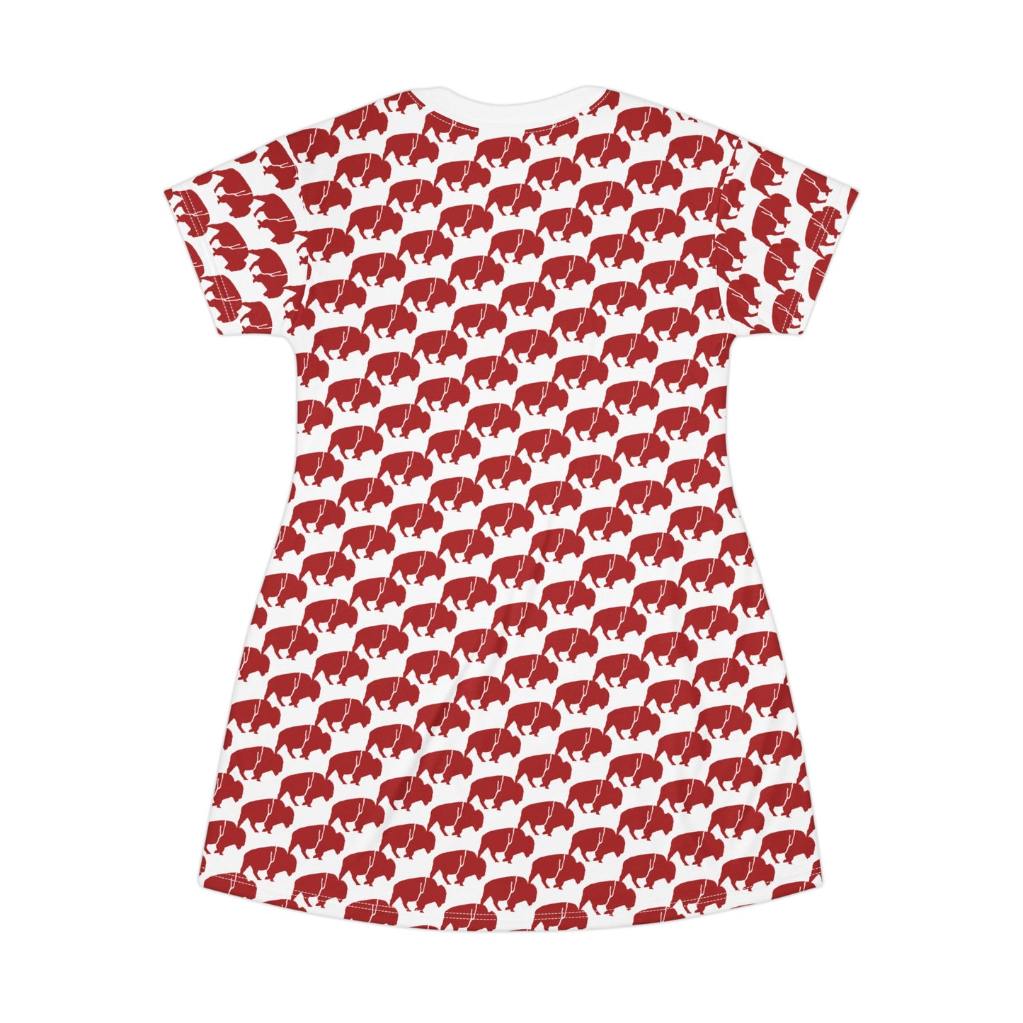 QKA Bills Backers T-Shirt Dress – Game Day Casual, Bills Mafia Style, Keuka Lake Fan Gear