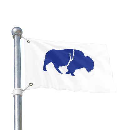 Bold Buffalo Double-Sided Flag, Outdoor Decor, Patriotic Banner, Wall Art, Party Decoration, Camp Flag