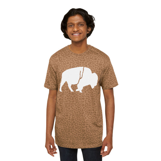 QKA Bills Backers White Standing Buffalo T-Shirt