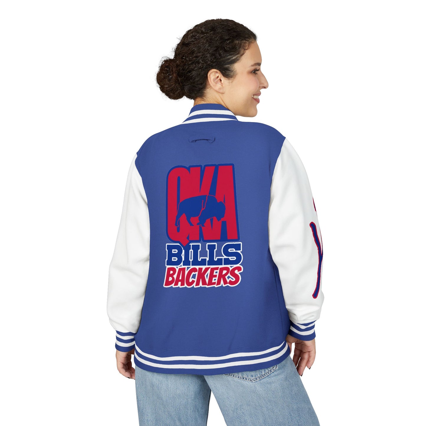 Letterman Jacket — Bills Backers Buffalo Logo Varsity Jacket