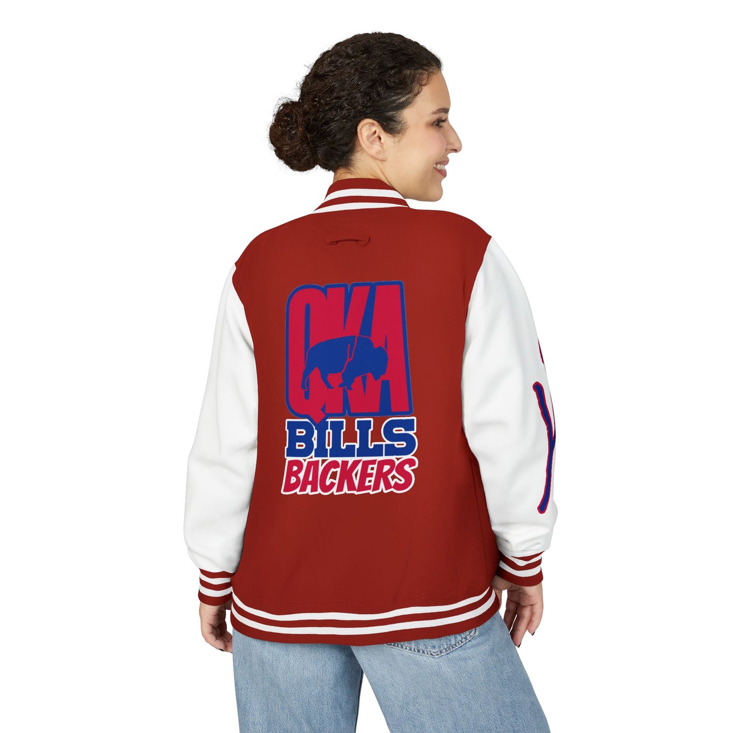 Letterman Jacket — Bills Backers Buffalo Logo Varsity Jacket