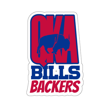 QKA Bills Backers Cutout Stickers
