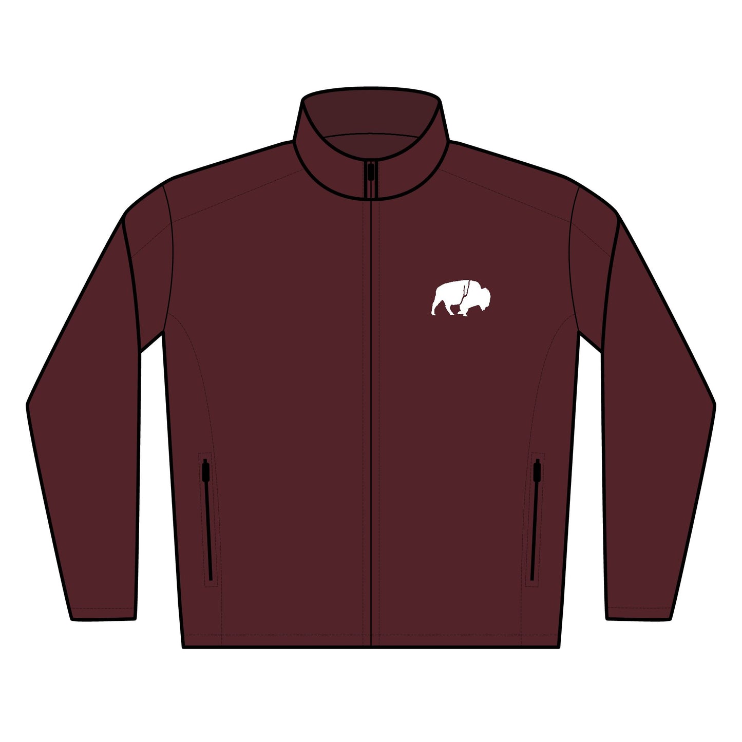 Jacket - QKA Bills Backers Standing Buffalo Keuka Lake Logo
