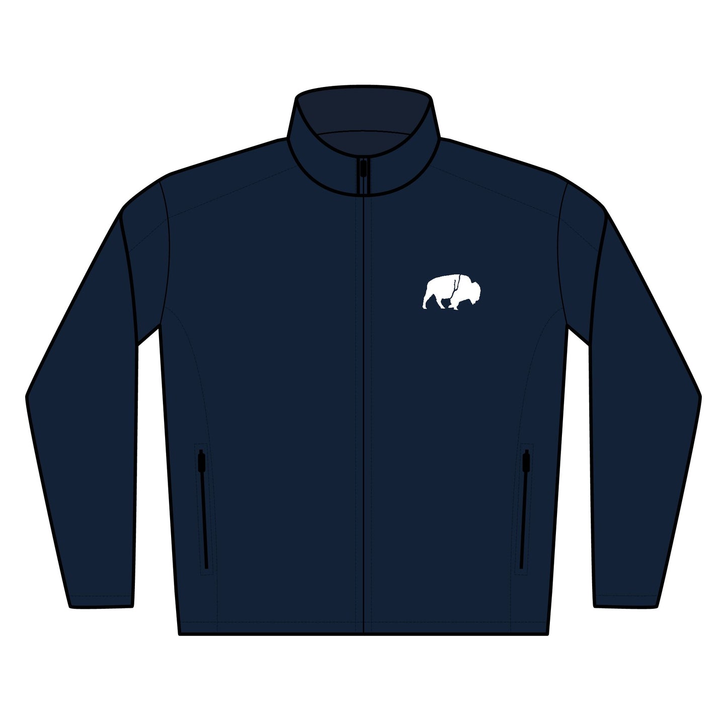 Jacket - QKA Bills Backers Standing Buffalo Keuka Lake Logo