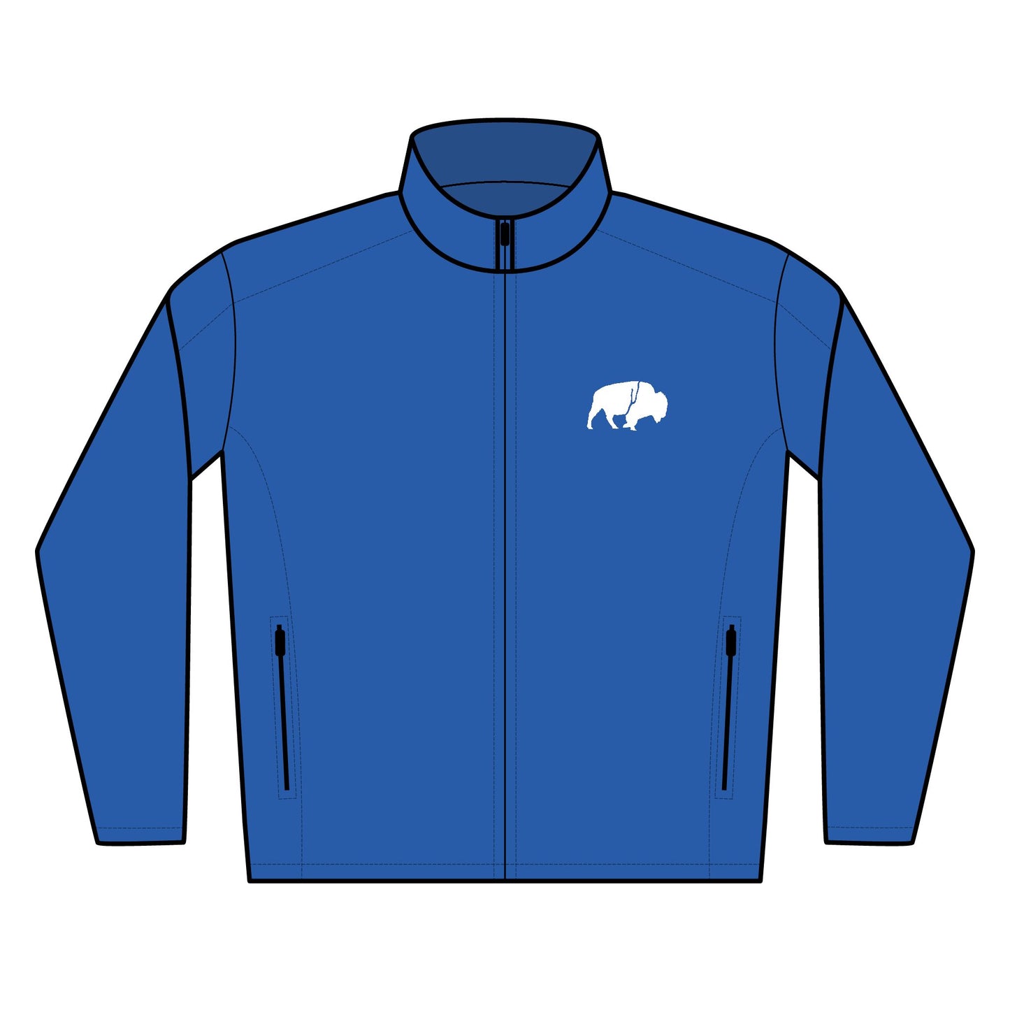 Jacket - QKA Bills Backers Standing Buffalo Keuka Lake Logo