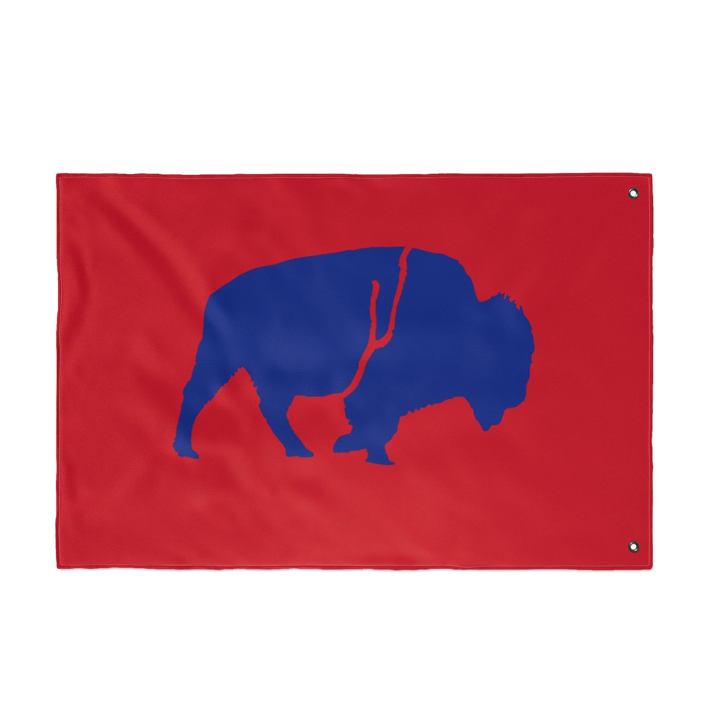 Vibrant Double Sided Flag, Outdoor Decor, Buffalo Art, Sports Fan Flag, Garden Banner, Home and Garden
