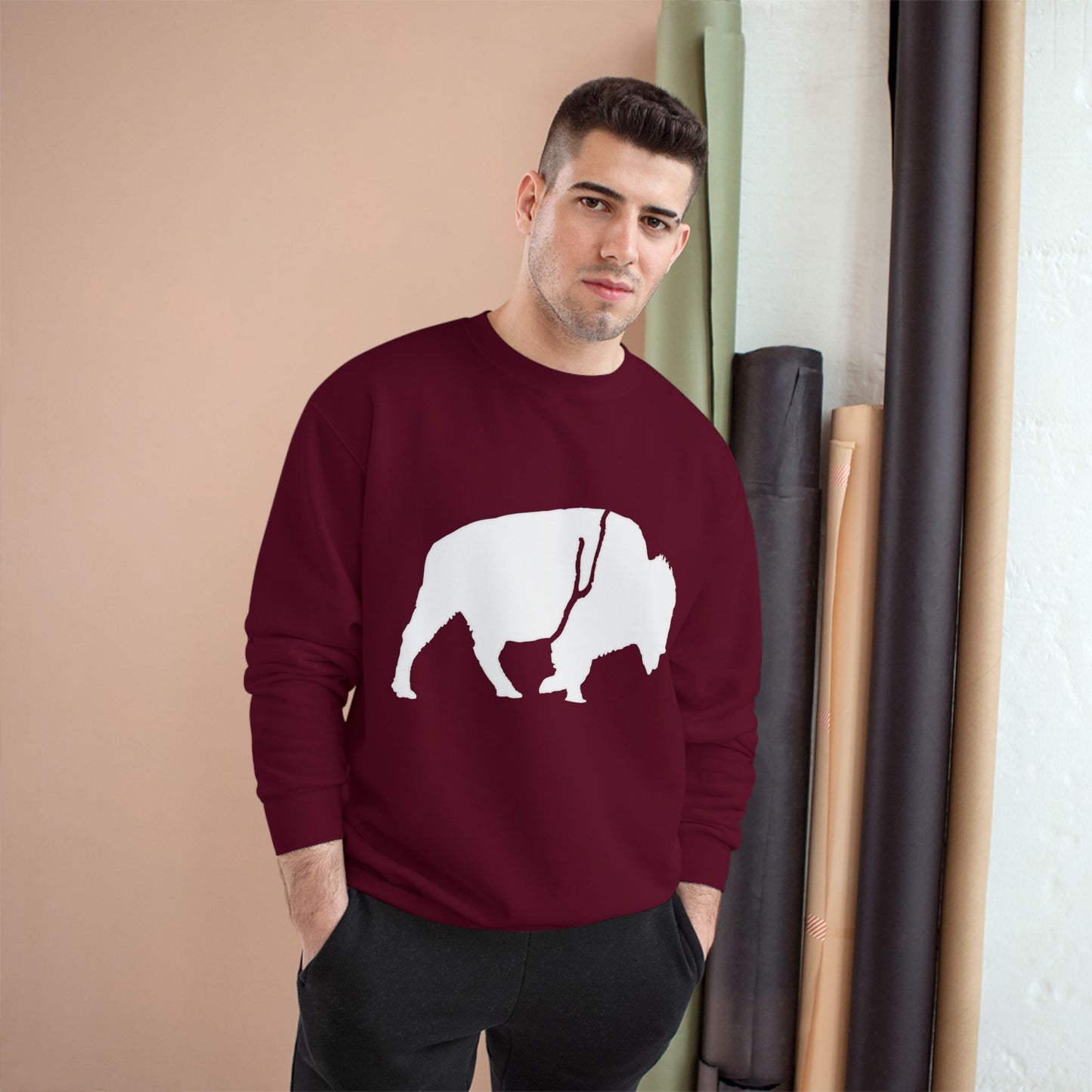 Buffalo Winter Comfort Sweatshirt | Cozy Apparel for Nature Lovers | Great Gift for Holidays & Outdoor Adventures, Unisex Fashion