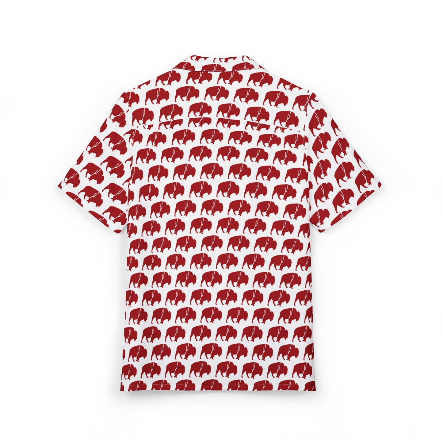 QKA Bills Backers Hawaiian Shirt – Standing Buffalo All-Over Print