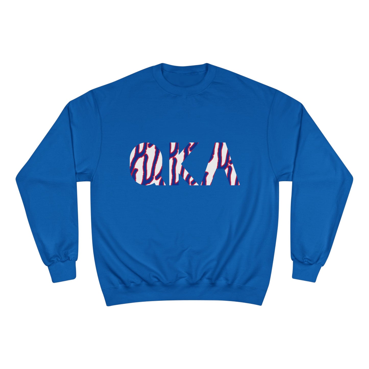 Stylish O.K.A. Champion Sweatshirt, Cozy Casual Wear, Gift for Friends, Ideal for Holidays, Summer Nights, Relaxation, Athleisure