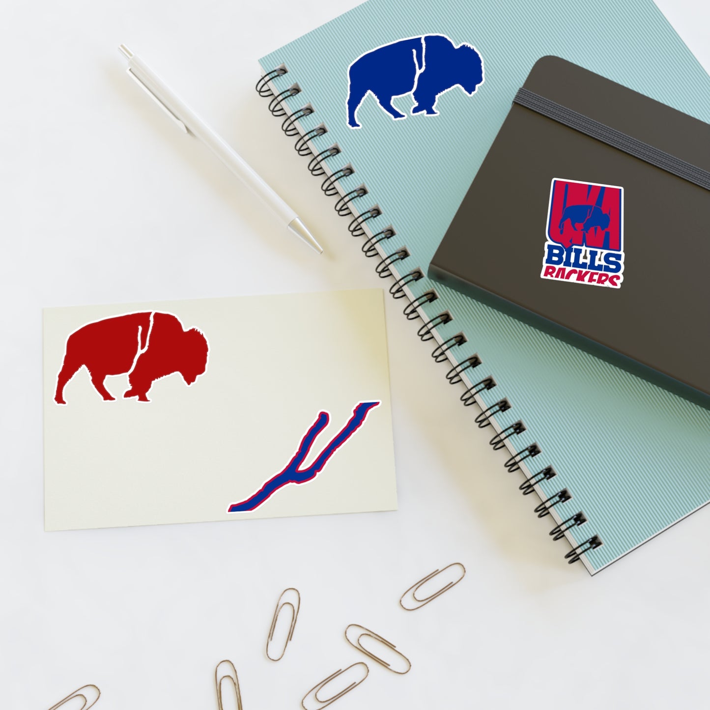 Sticker Sheets - The QKA Bills Backers Logo Collection