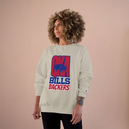 Cozy Sports Sweatshirt with Buffalo Design, Game Day Apparel, Fan Gear, Champion Hoodie, Gift for Sports Lovers