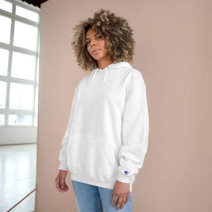 QKA Bills Backers White Standing Buffalo Champion Hoodie