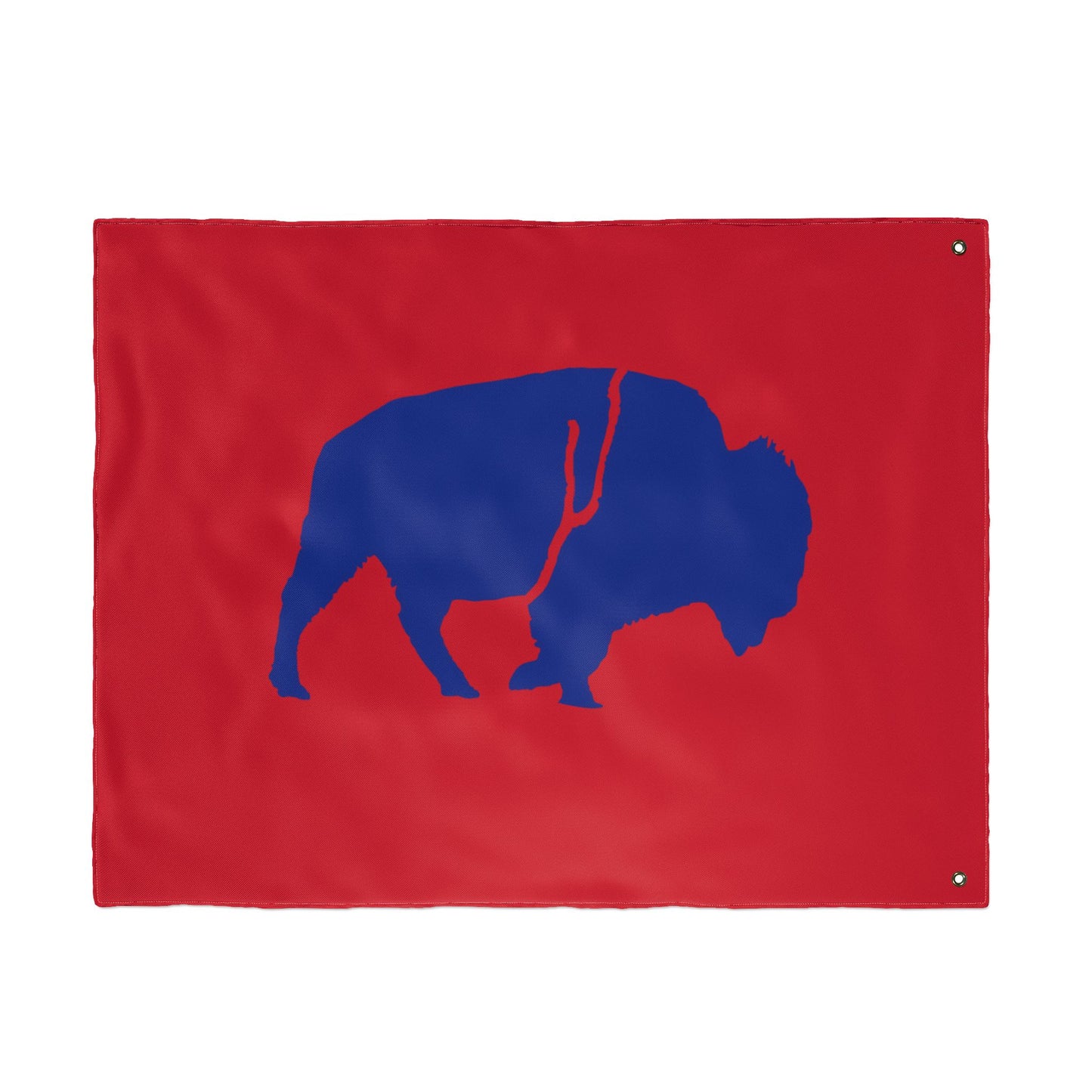 Vibrant Double Sided Flag, Outdoor Decor, Buffalo Art, Sports Fan Flag, Garden Banner, Home and Garden