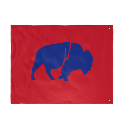 Vibrant Double Sided Flag, Outdoor Decor, Buffalo Art, Sports Fan Flag, Garden Banner, Home and Garden