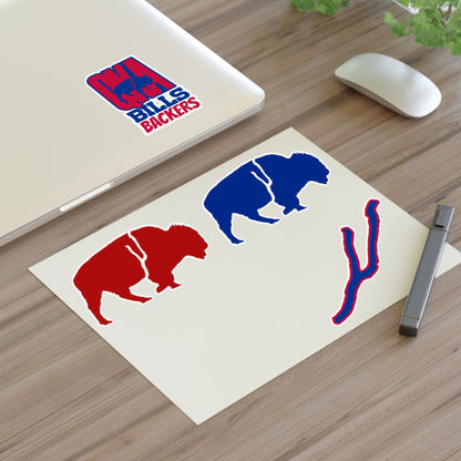 Sticker Sheets - The QKA Bills Backers Logo Collection
