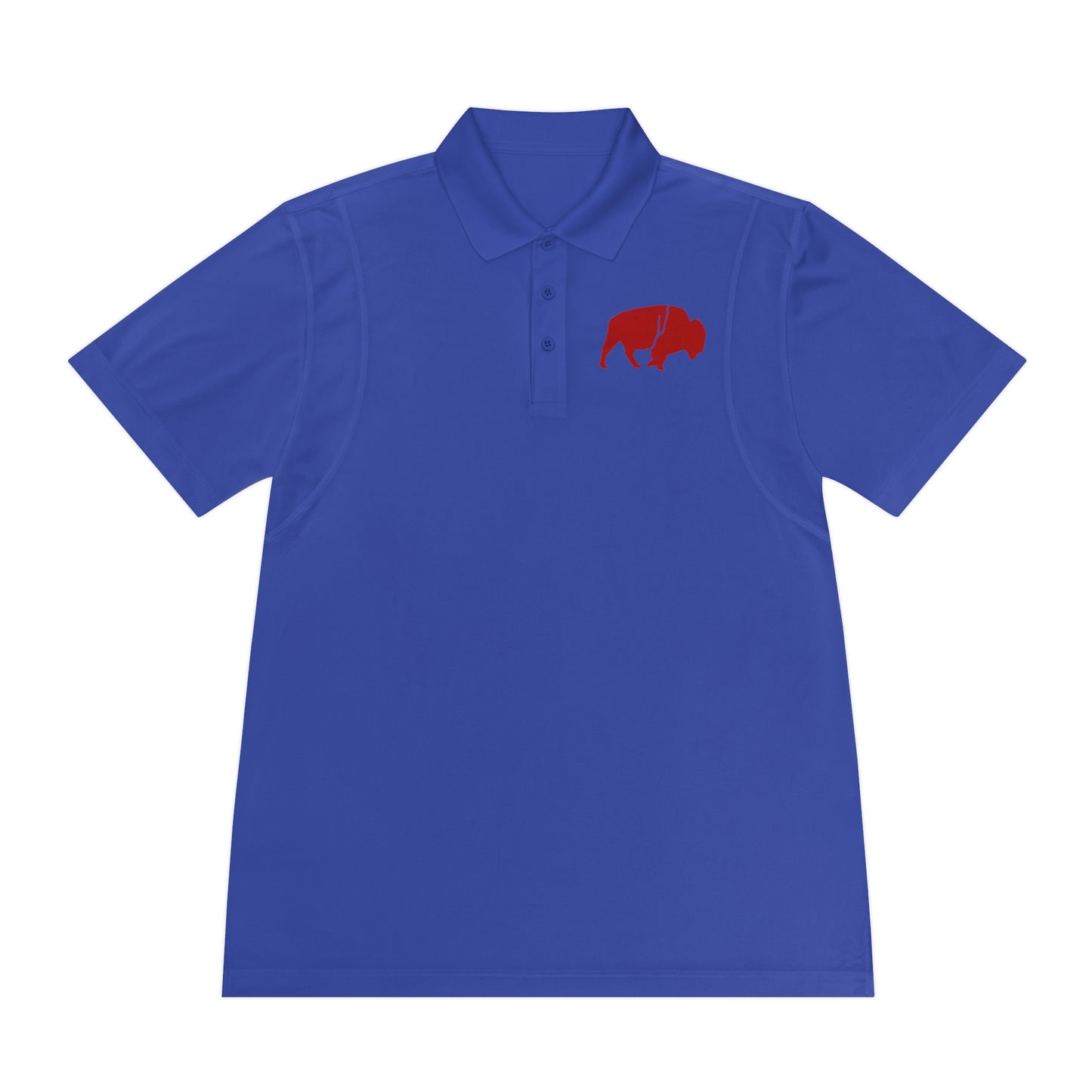 Men's Sport Polo Shirt with Buffalo Design - Casual Wear, Golf Shirt, Summer Collection, Outdoor Activity Shirt, Gift for Him