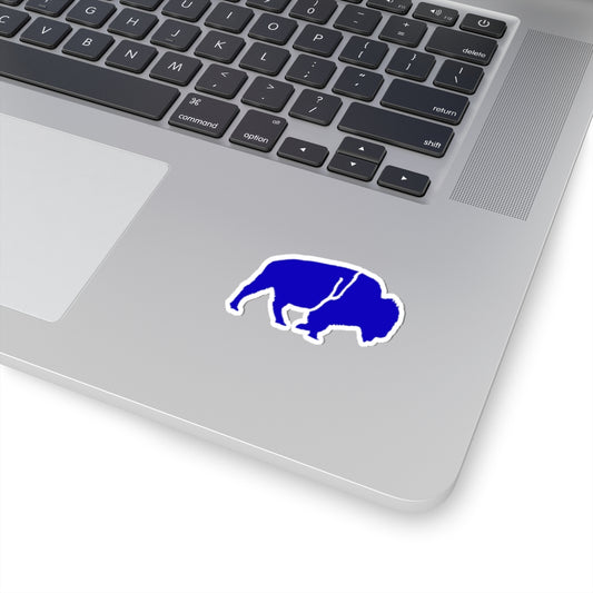 QKA Bills Backers Standing Buffalo Kiss-Cut Stickers