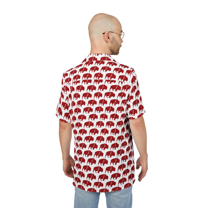 QKA Bills Backers Hawaiian Shirt – Standing Buffalo All-Over Print
